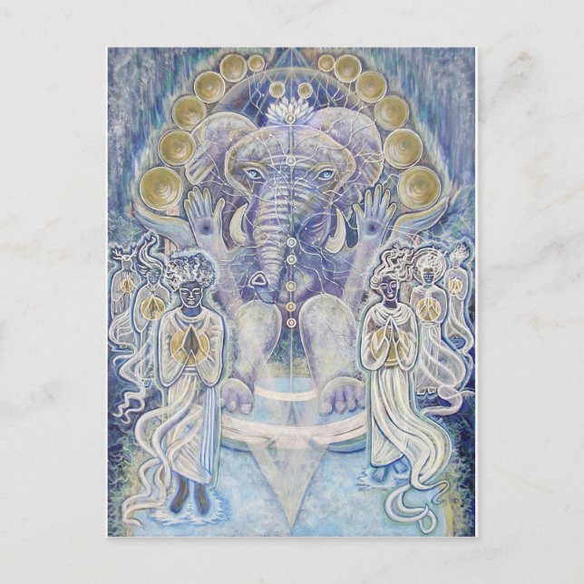 Ganesha Wealth-vykort Vykort (Framsida)