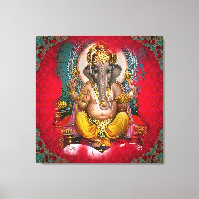 GANESHA - Wrapped Canvas (Framsida)