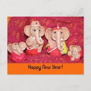 Ganeshas gott nytt år! helg vykort