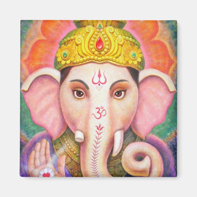Ganeshas välsignelser magnet (Framsidan)
