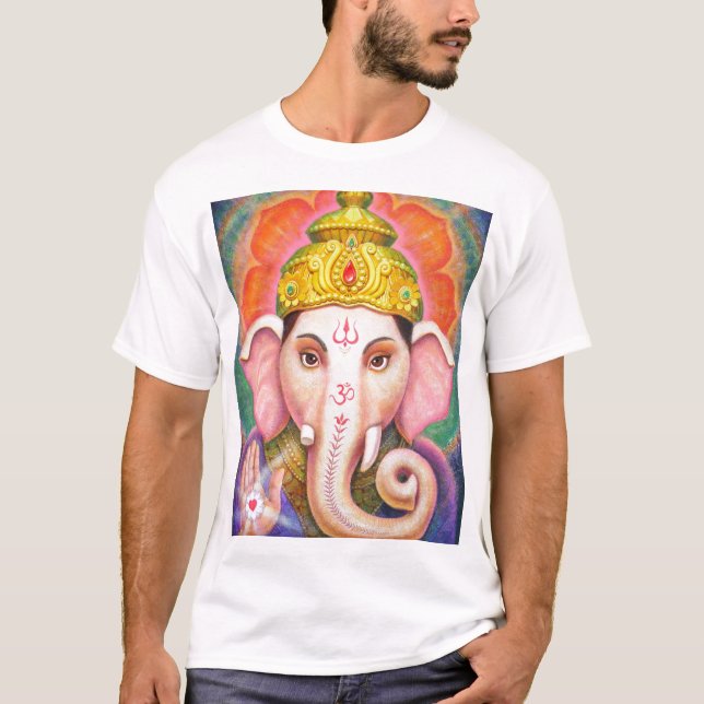 Ganeshas välsignelser t shirt (Framsida)