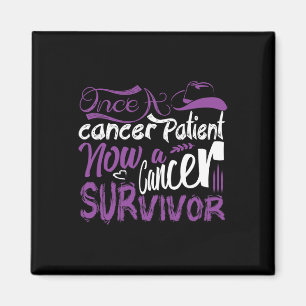 Gång A Cancer Patient nu en canceröverlevande Magnet