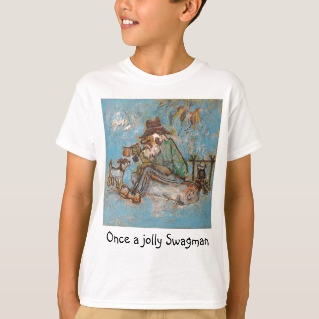 Gång a jolly swagman tröja (Framsida)