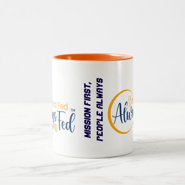 Gång A Matat alltid en Matat Två-Tonad Mugg (Center)