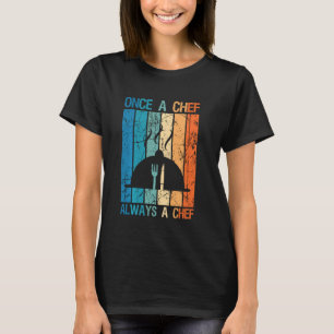 Gång av matkook för restauranger - alltid en ost t shirt