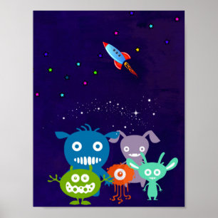 Gang Cute Creatures Poster