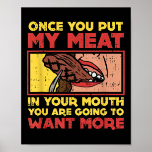 Gång du la min Kött i munnen på dig. Poster