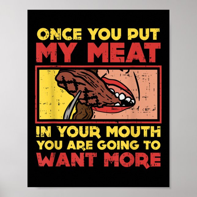 Gång du la min Kött i munnen på dig. Poster (Framsidan)