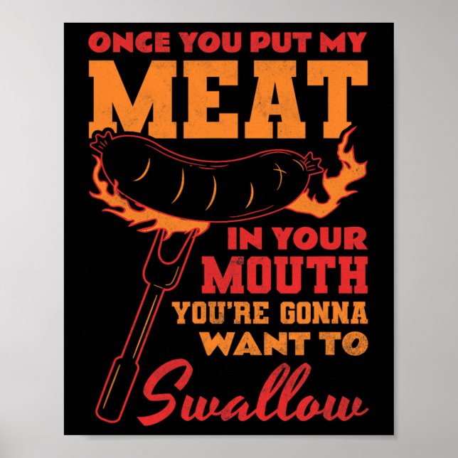 Gång du lägger min Kött i munnen Poster (Framsidan)