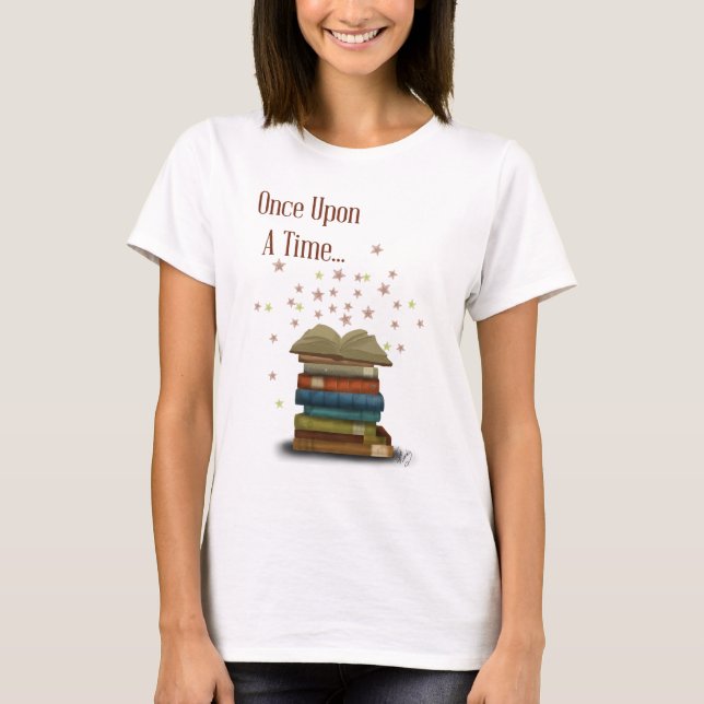 Gång en gång Bokar T Shirt (Framsida)