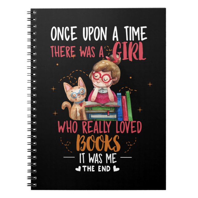 Gång en gång fanns det en flicka som Verkligen Bok Anteckningsbok (Framsidan)