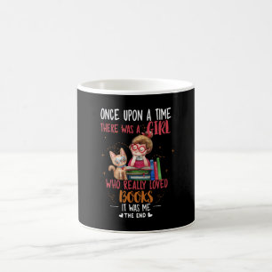 Gång en gång fanns det en flicka som Verkligen Bok Kaffemugg