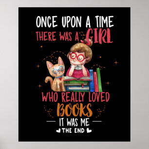 Gång en gång fanns det en flicka som Verkligen Bok Poster