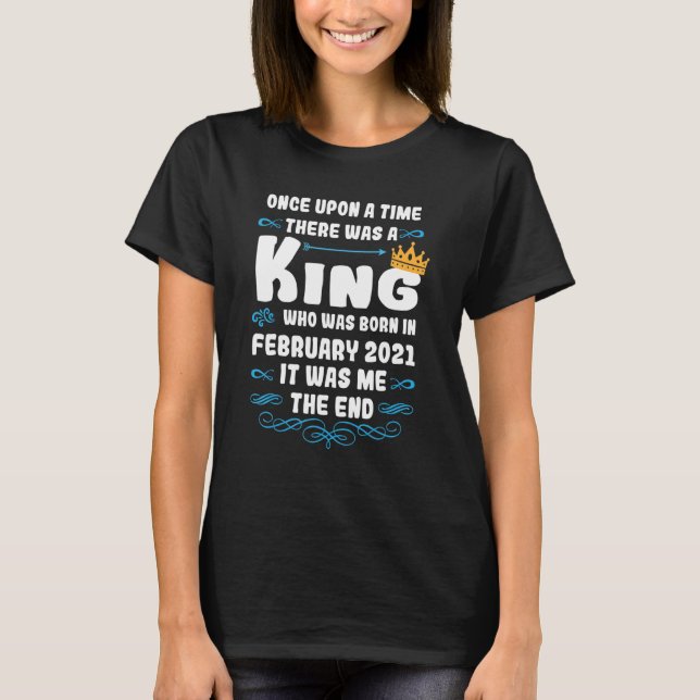 Gång en gång fanns det ett kung. Februari 2021 B T Shirt (Framsida)