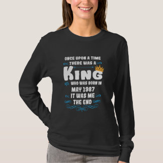 Gång en gång fanns det ett kung. Maj 1987 T Shirt