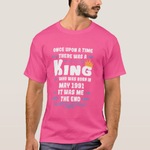 Gång en gång fanns det ett kung. Maj 1991 T Shirt