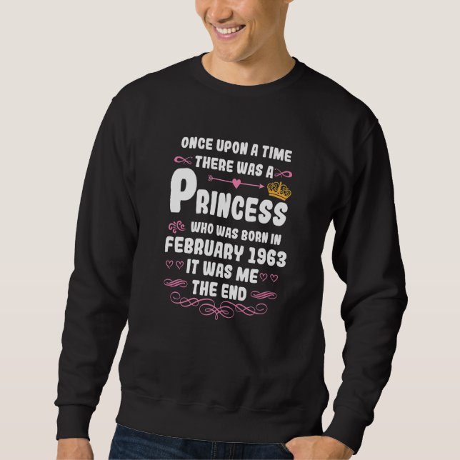 Gång en gång var det en prinsessa februari 196 lång ärmad tröja (Framsida)