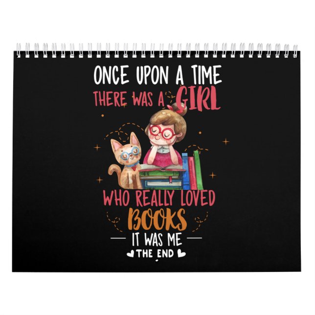 Gång en gång var det en tjej som Verkligen Bokar Kalender (Omslag)