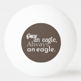 Gång en örfil, alltid en örfil. White Mörk Brown Pingisboll