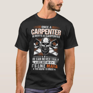 Gång en snickare alltid en snickare t shirt
