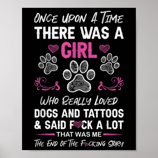 Gång fanns det en flicka och en Hund. Poster (Framsidan)