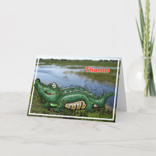 Gang Grönt Gator i Glades tack Kort