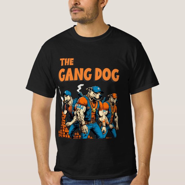 Gang Hund Street Crew Tee (Framsida)