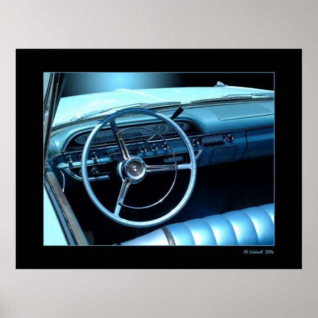 Gång i blå Måne Poster (Framsidan)