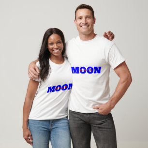 Gång i Blue Måne Design T Shirt
