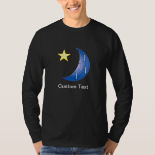 Gång i Blue Mood Funny Ord Puzzle T Shirt