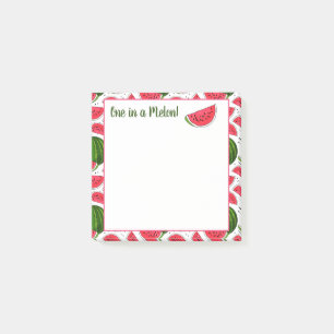 Gång i en Melon Post it-anteckning Post-it Block