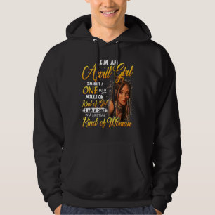 Gång i en svart flicka under hela livet hoodie