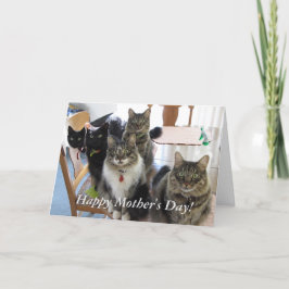 Gang Lycklig Mors dag Card Kort