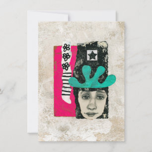 Gång och alltid en Abstrakt med virtuellt gratulat Kort