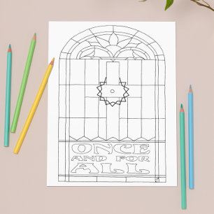 Gång och för alla färgkort för fastfärgat glas Kor Inbjudningar