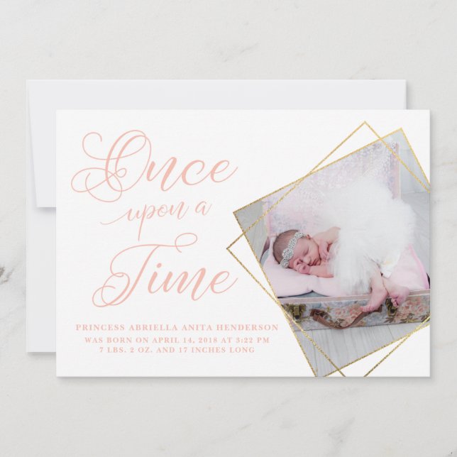 Gång om ett meddelande om tidsprinsessans födelse (Framsida)