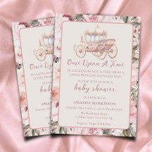 Gång på en Rosa Princess Baby Shower