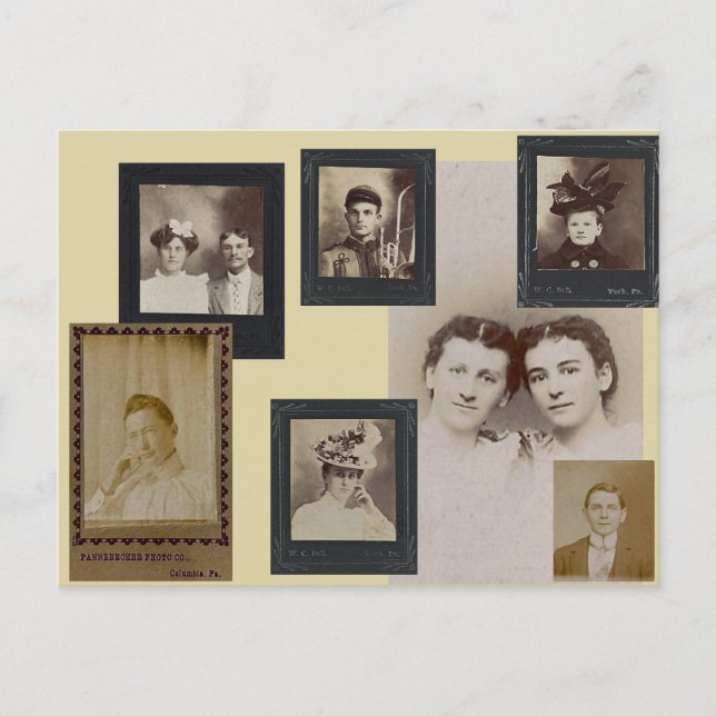 Gång på en stad 75 vykort (Framsida)