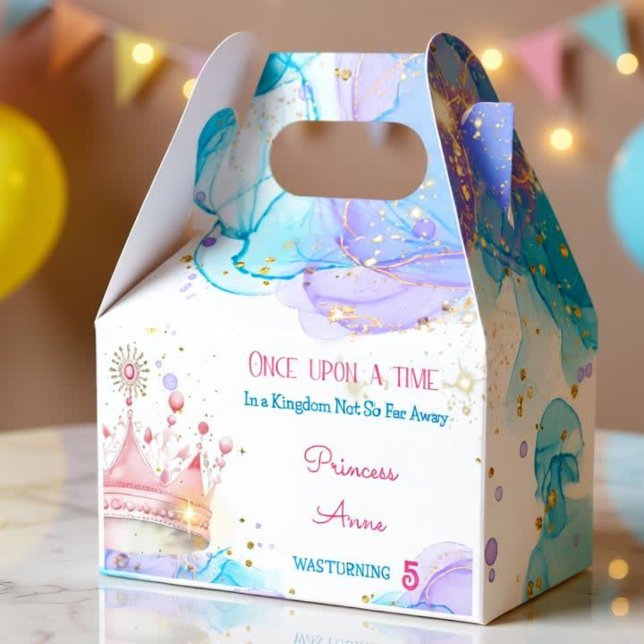 Gång på en tid, prinsessan Birthday Presentaskar (Skapare uppladdad)