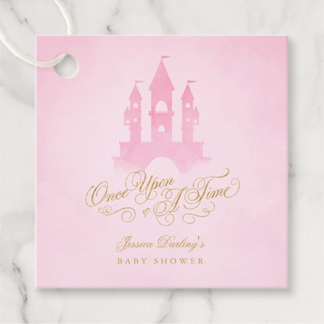 Gång på en tidsinställd småbarnskuva i Castle Gåvor Etiketter (Framsida)