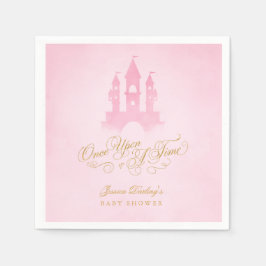 Gång på en tidsinställd småbarnskuva i Castle Pappersservett