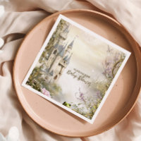 Gång på en Time Fairytale Castle Baby Shower