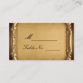 Gång på ett Bröllop-platskort Placeringskort