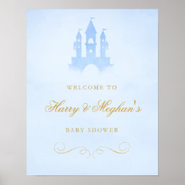 Gång på ett tidsfel i Castle-välkomstPoster Poster