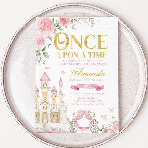 Gång på Födelsedagsfesten Time Princess Inbjudningar
