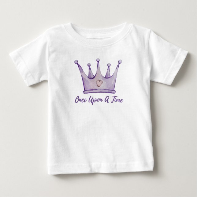 Gång på tidskirt - Fairytale Princess Krona T Shirt (Framsida)