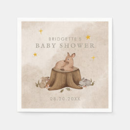 Gång på Time Woodland Storybook Pappersservett