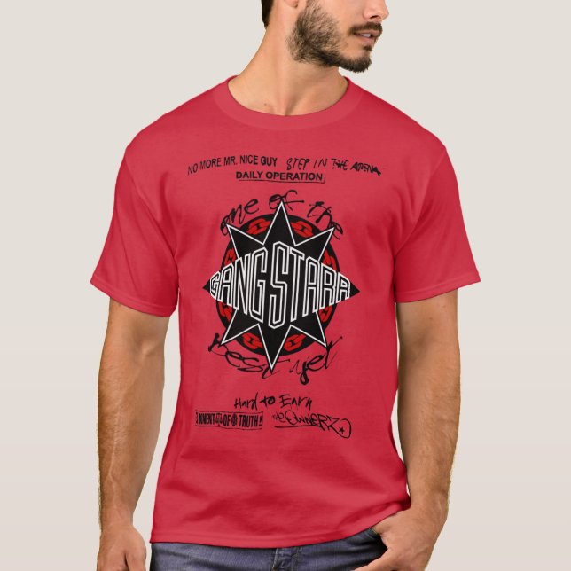 Gang Starr vän T Shirt (Framsida)