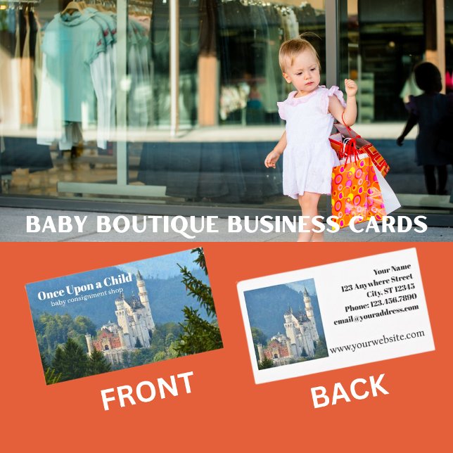 Gång vid Child Baby Boutique Visitkort (Skapare uppladdad)