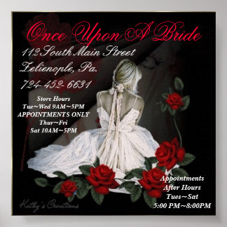 Gång vid en bricka poster